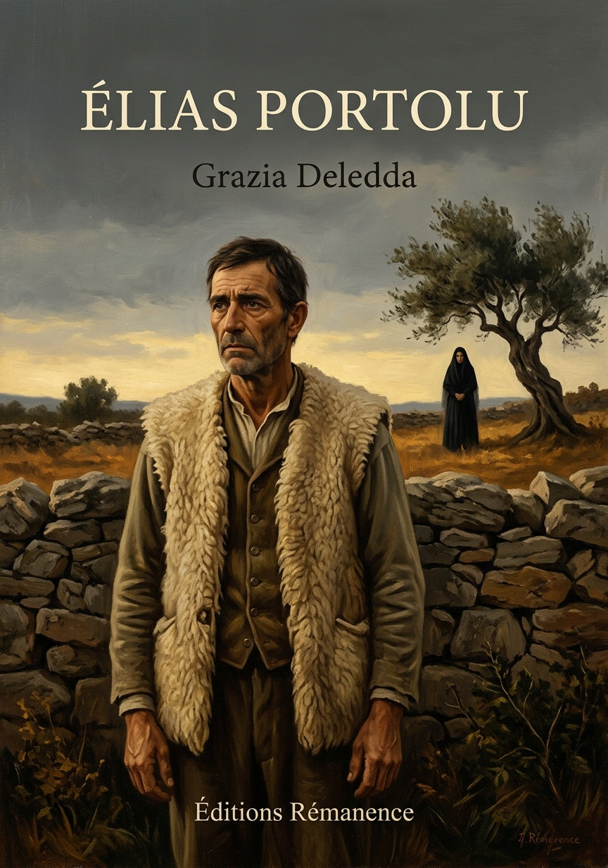 Livre Élias Portolu par Grazia Deledda - Couverture - Editions Remanence