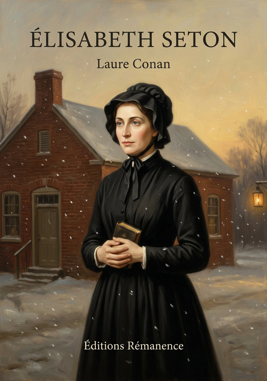 Livre Élisabeth Seton par Laure Conan - Couverture - Editions Remanence