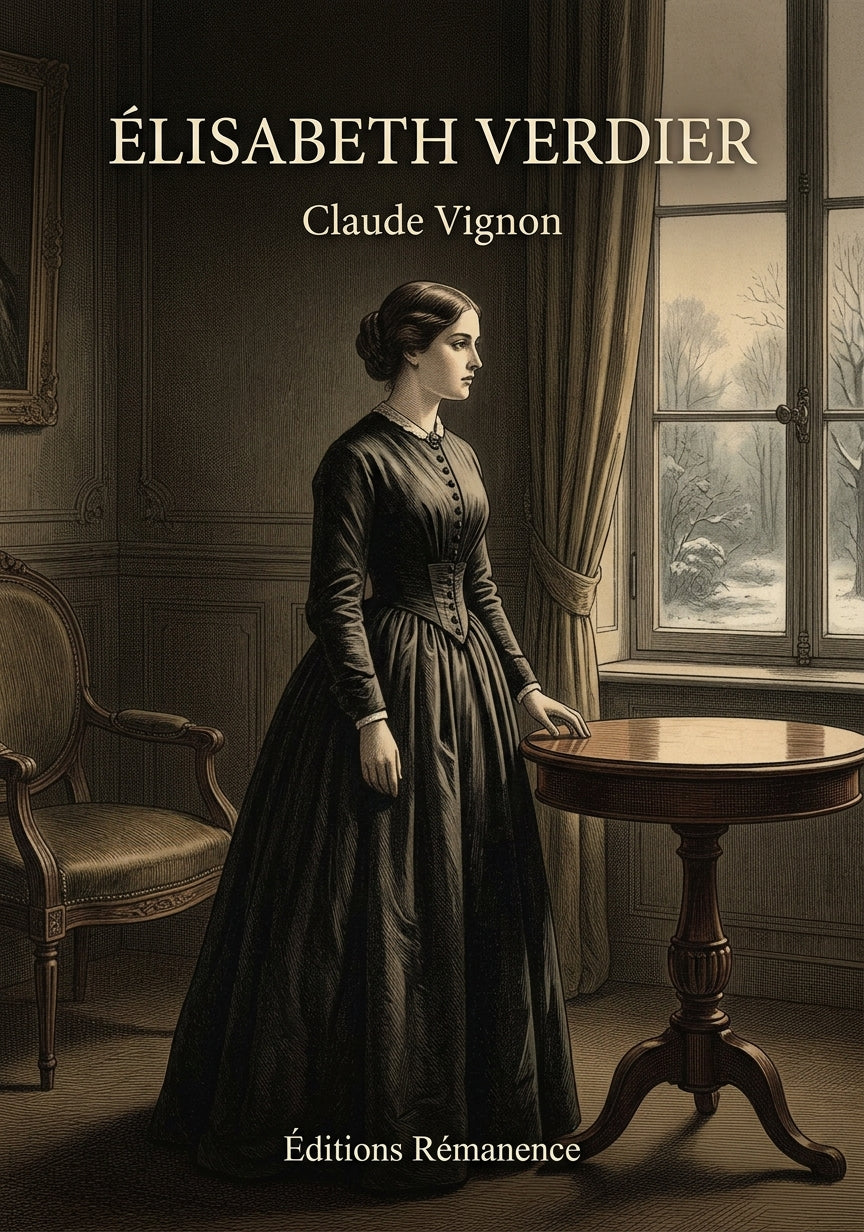 Livre Élisabeth Verdier par Claude Vignon - Couverture - Editions Remanence