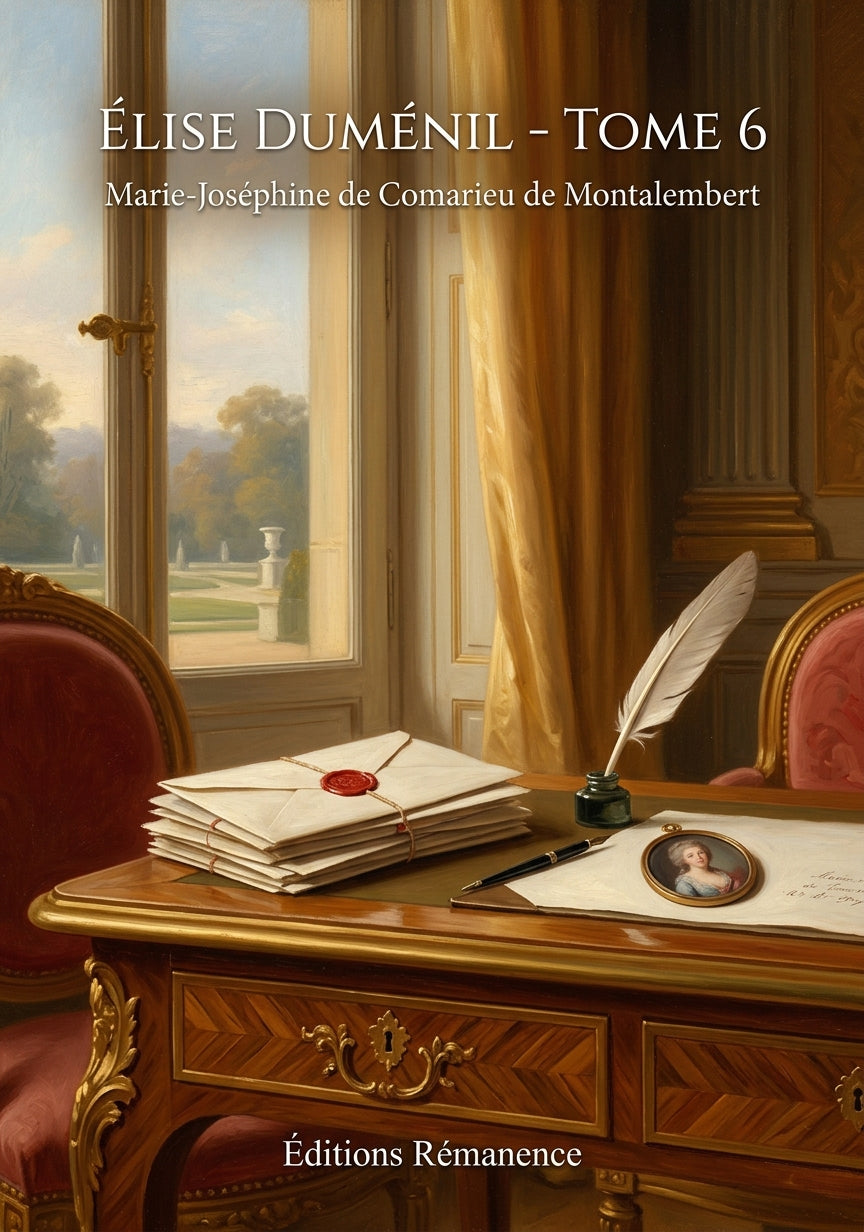 Livre Élise Duménil - Tome 6 par Marie-Joséphine de Comarieu de Montalembert - Couverture - Editions Remanence