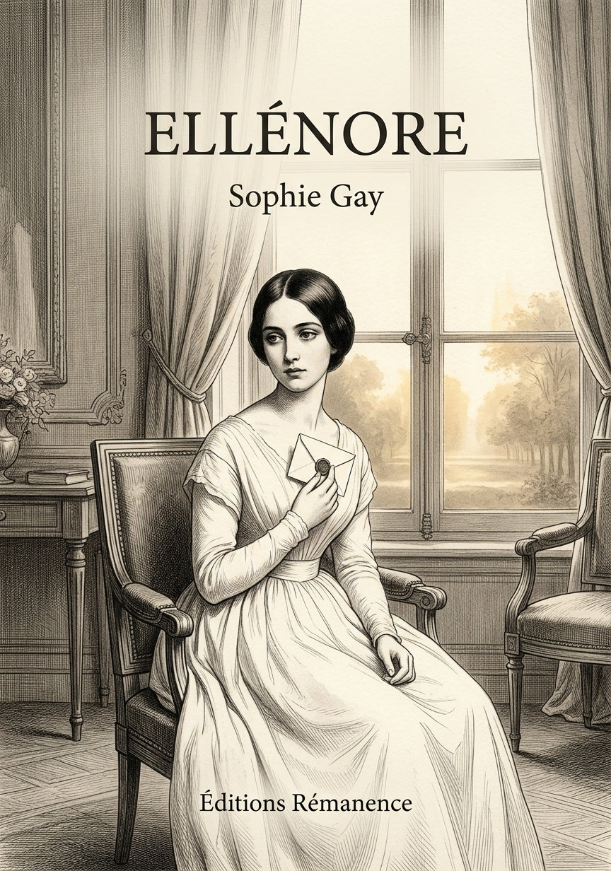 Livre Ellénore par Sophie Gay - Couverture - Editions Remanence