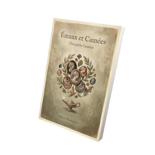 Livre Émaux et Camées – Théophile Gautier - Vue 3D - Editions Remanence