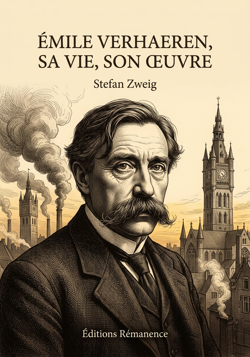 Livre Émile Verhaeren, sa vie, son œuvre par Stefan Zweig - Couverture - Editions Remanence