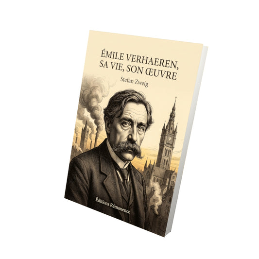 Livre Émile Verhaeren, sa vie, son œuvre par Stefan Zweig - Vue 3D - Editions Remanence