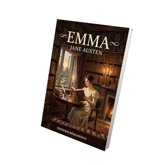 Livre Emma – Jane Austen - Vue 3D - Editions Remanence