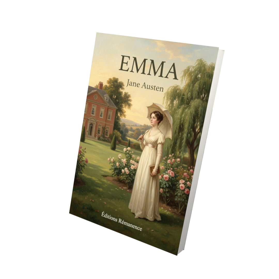 Livre Emma par Jane Austen - Vue 3D - Editions Remanence