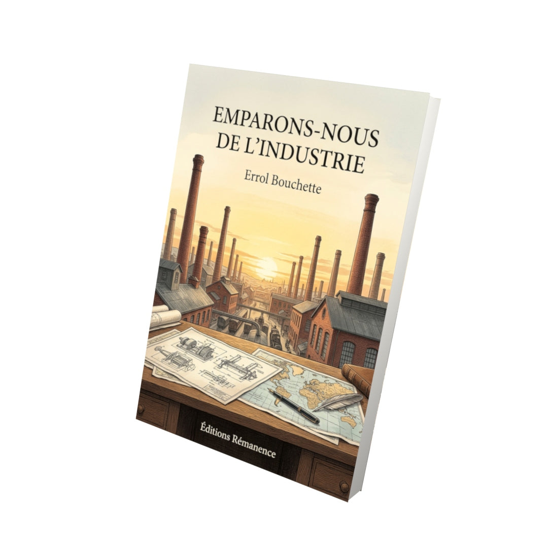 Livre Emparons-nous de l’industrie par Errol Bouchette - Vue 3D - Editions Remanence