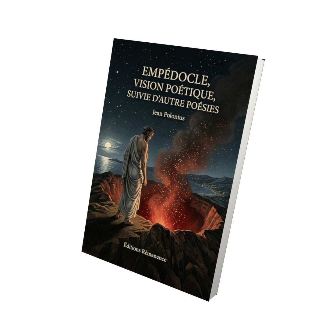 Livre Empédocle, vision poétique, suivie d'autre poésies par Jean Polonius - Vue 3D - Editions Remanence