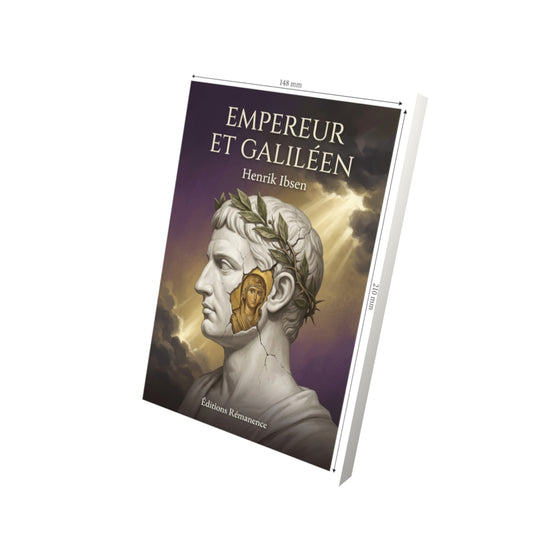 Livre Empereur et Galiléen par Henrik Ibsen - Vue 3D - Editions Remanence