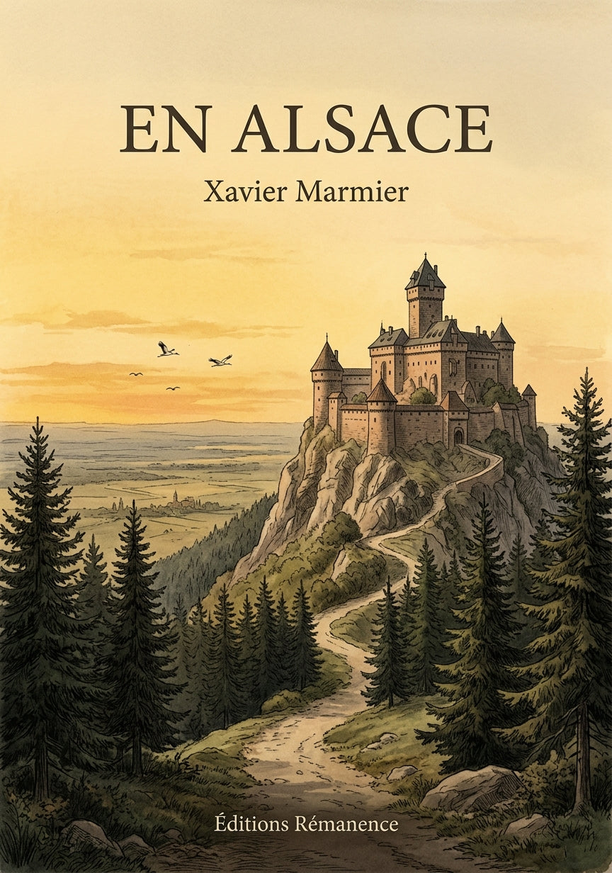 Livre En Alsace par Xavier Marmier - Couverture - Editions Remanence