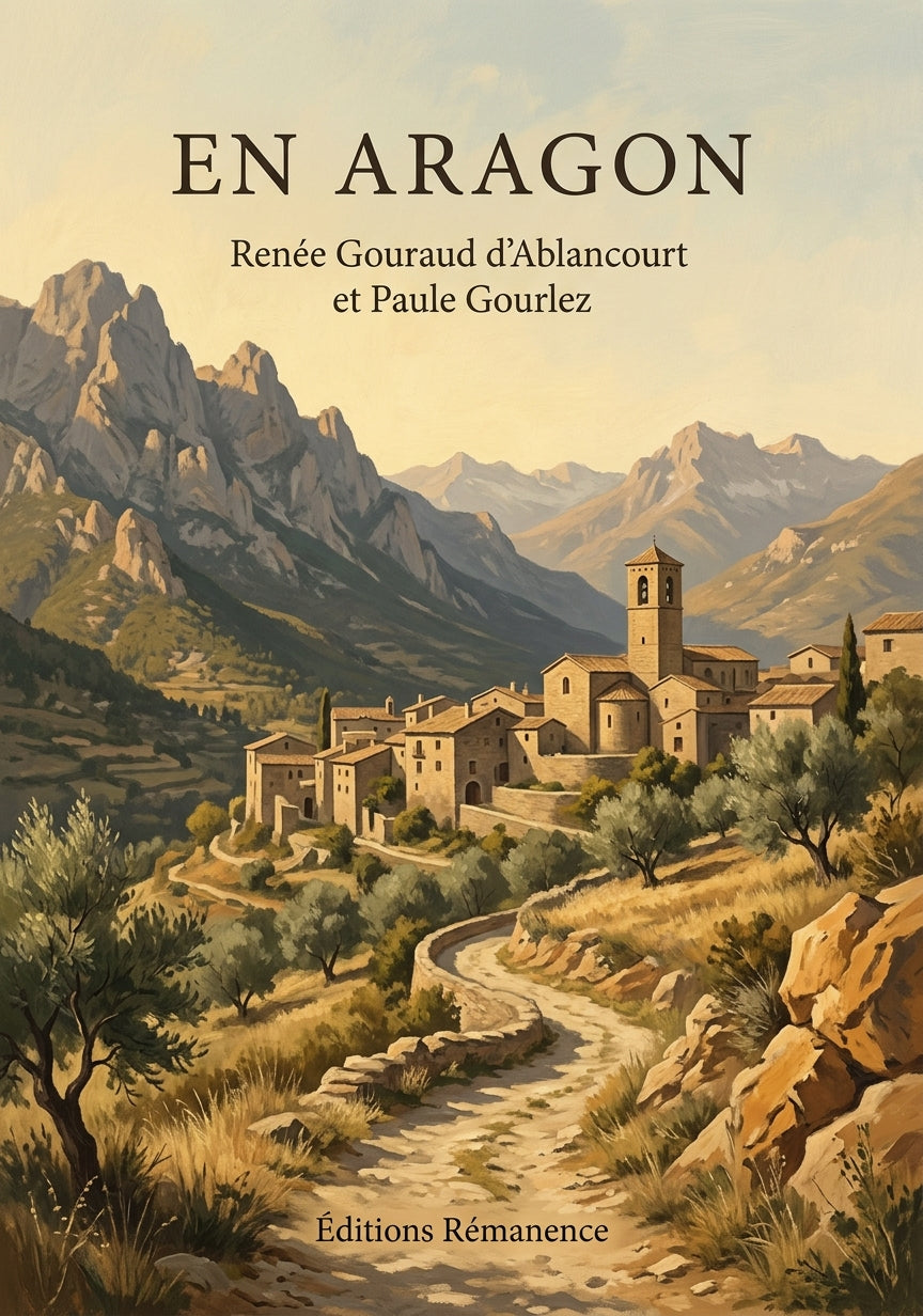 Livre En Aragon par Renée Gouraud d’Ablancourt et Paule Gourlez - Couverture - Editions Remanence
