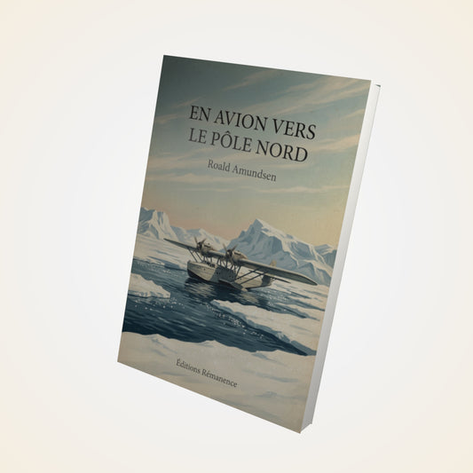 Livre En avion vers le pôle nord - Roald Amundsen - Couverture 3D