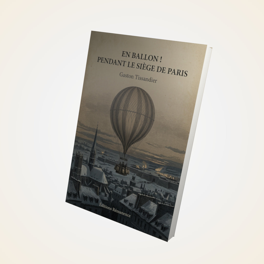 Livre En ballon ! Pendant le siège de Paris - Gaston Tissandier - Couverture 3D
