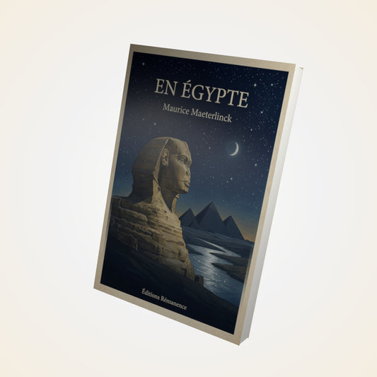 Livre En Égypte - Maurice Maeterlinck - Couverture 3D