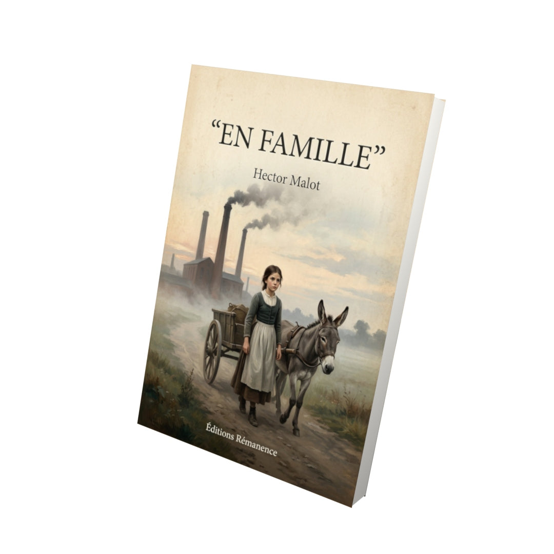 Livre En famille - Hector Malot - Vue 3D - Editions Remanence