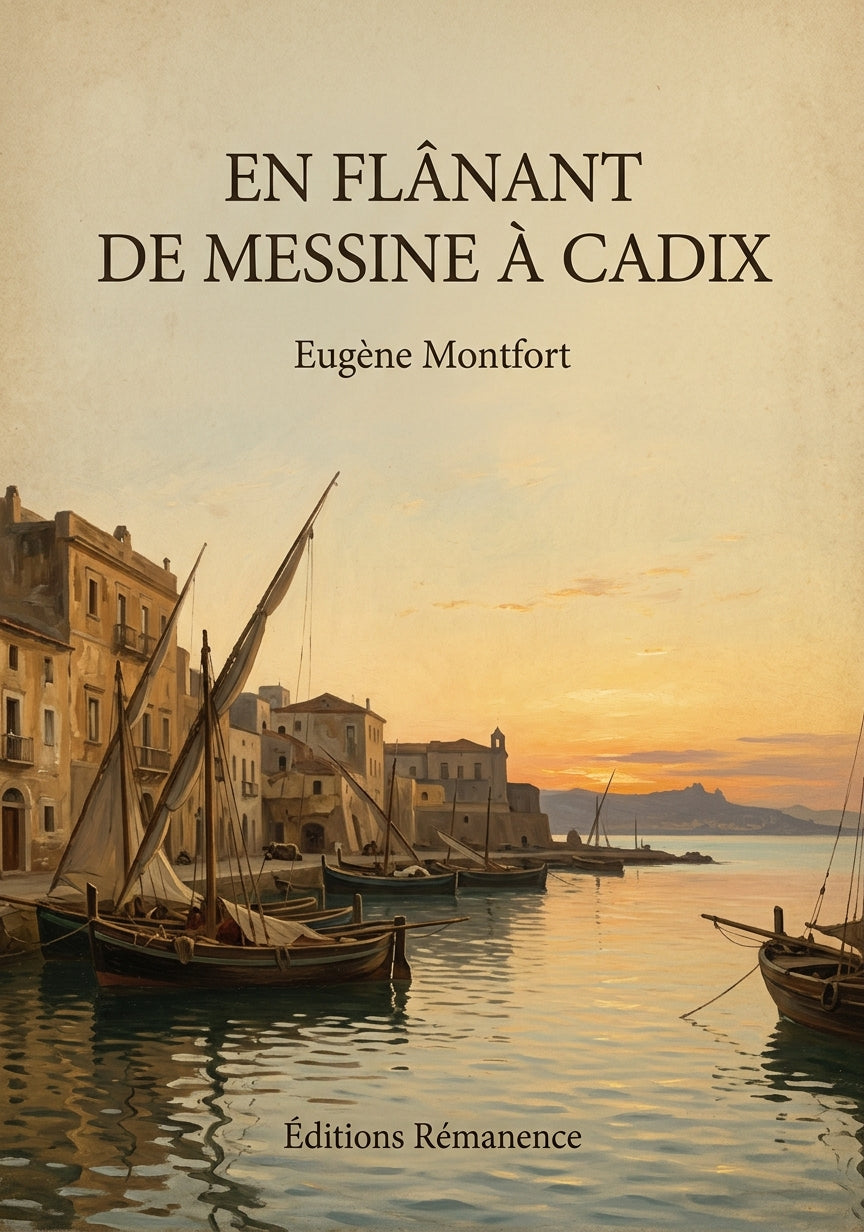 En flânant de Messine à Cadix - Eugène Montfort (Couverture)