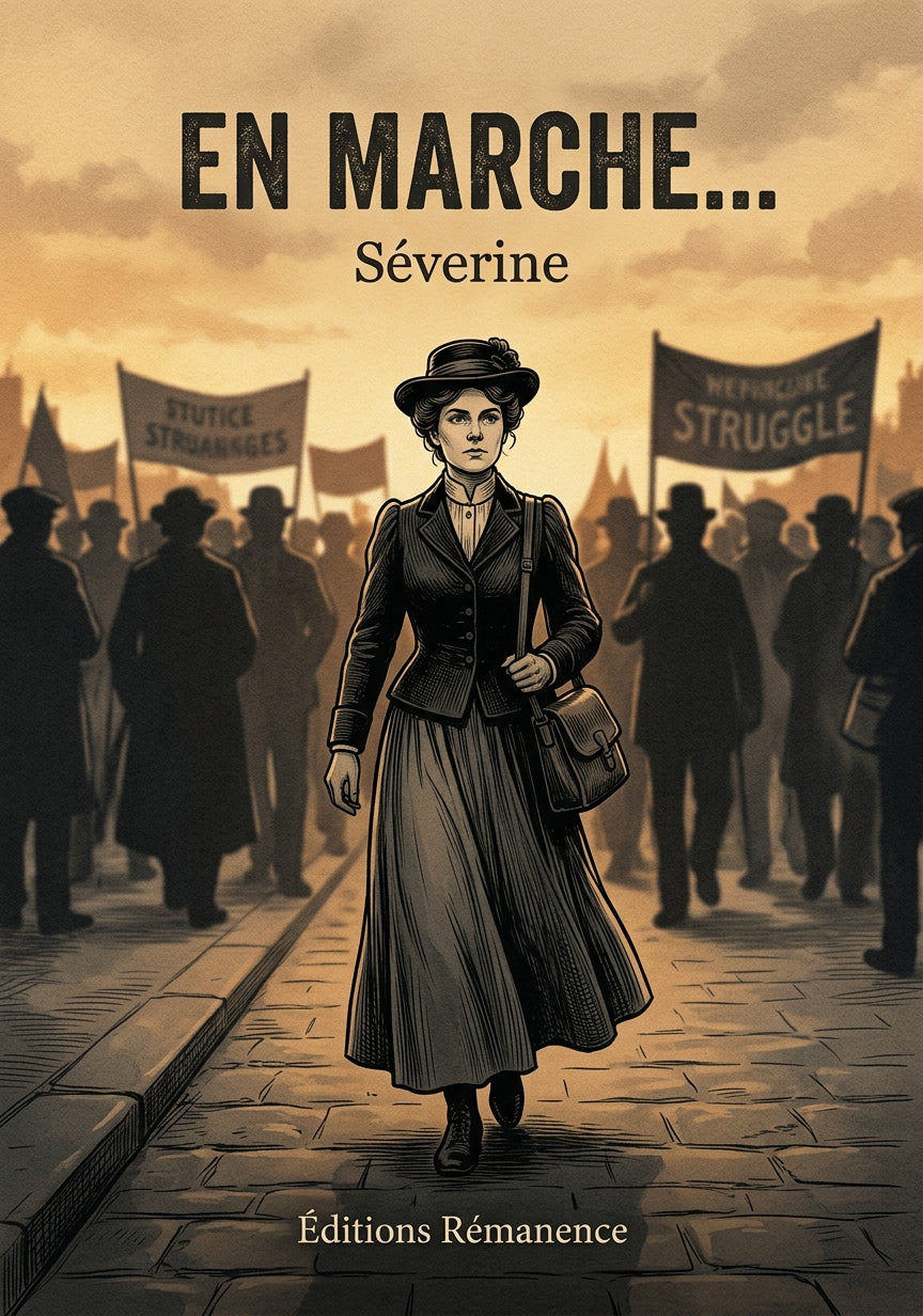 Livre En marche… par Séverine - Couverture - Editions Remanence