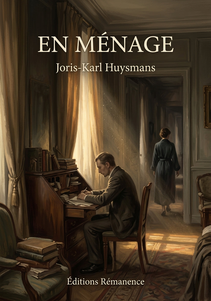 Livre En ménage par Joris-Karl Huysmans - Couverture - Editions Remanence