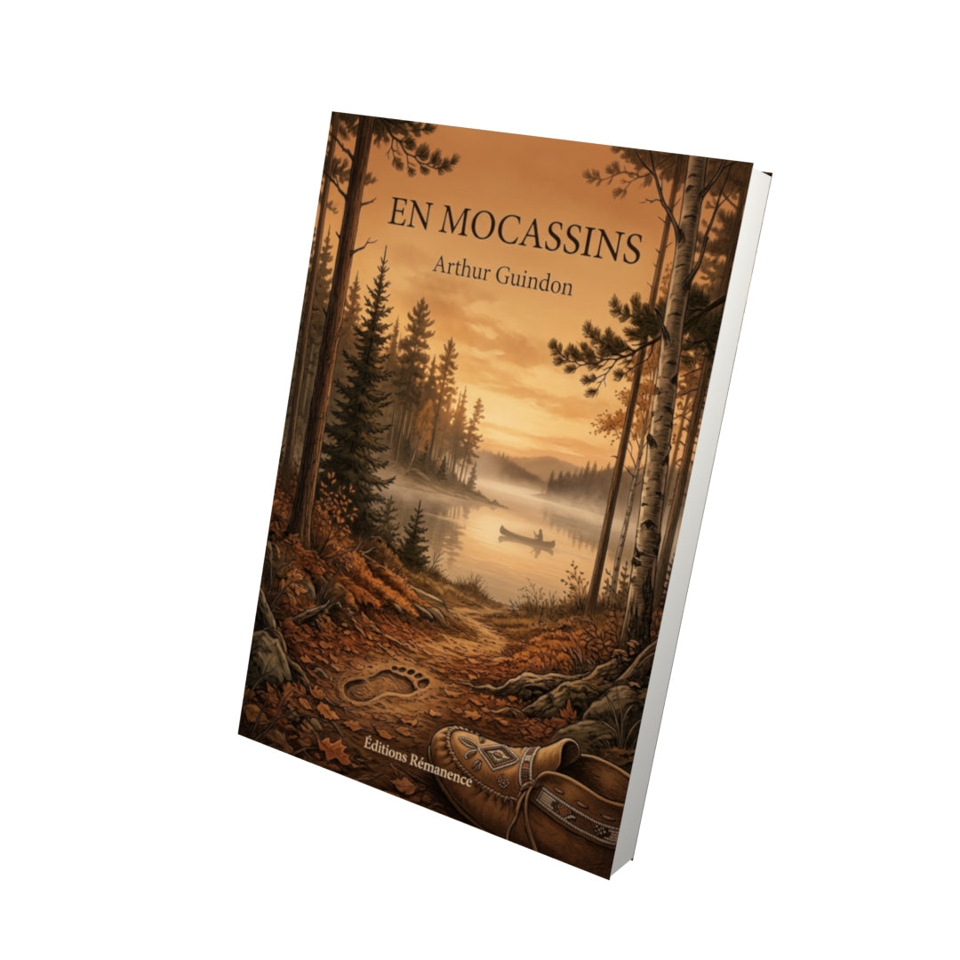 Livre En Mocassins par Arthur Guindon - Vue 3D - Editions Remanence
