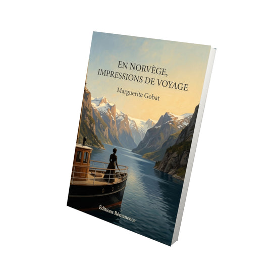 Livre En Norvège, impressions de voyage par Marguerite Gobat - Vue 3D - Editions Remanence