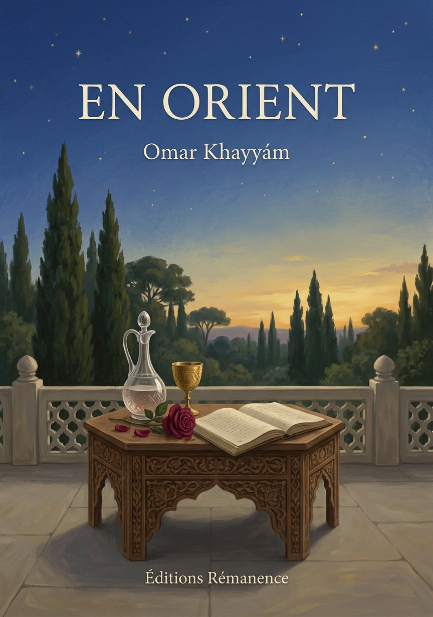 Livre En Orient par Omar Khayyám - Couverture - Editions Remanence