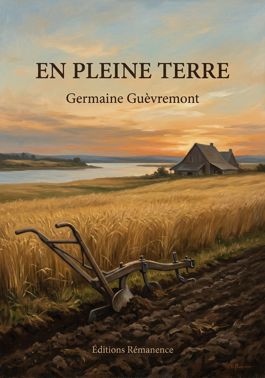 Livre En pleine terre par Germaine Guèvremont - Couverture - Editions Remanence