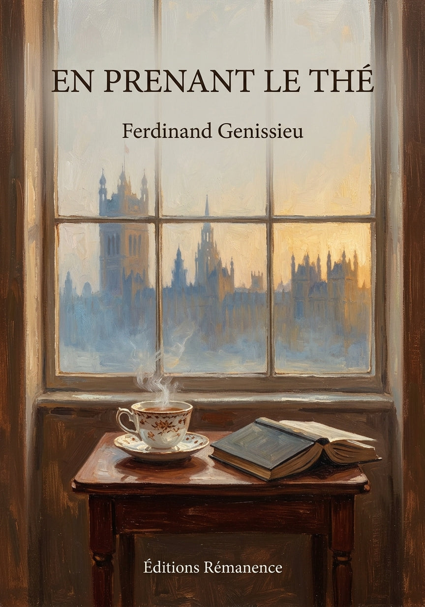 Livre En prenant le thé par Ferdinand Genissieu - Couverture - Editions Remanence