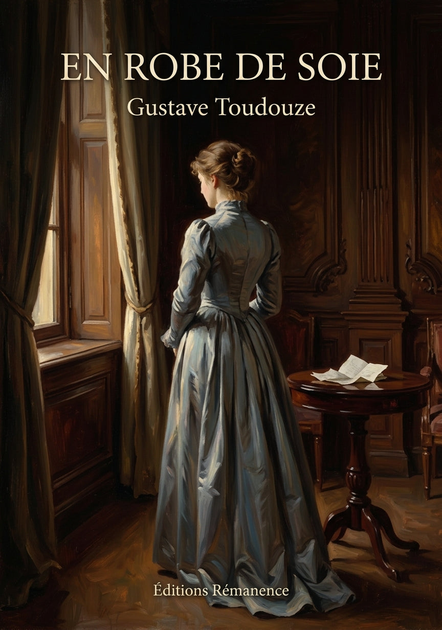 Livre En robe de soie par Gustave Toudouze - Couverture - Editions Remanence