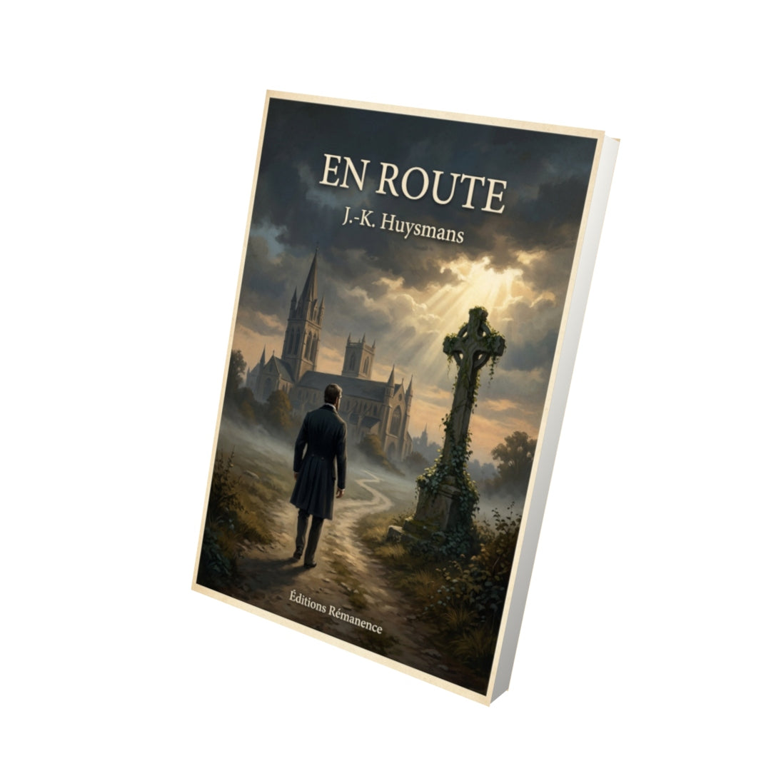 Livre En route - J.-K. Huysmans - Vue 3D - Editions Remanence