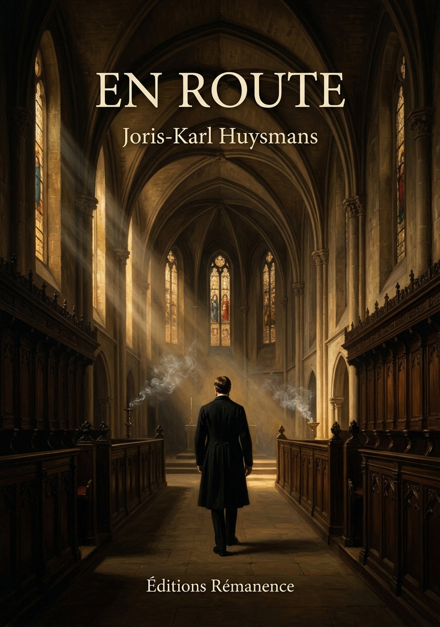 Livre En route par Joris-Karl Huysmans - Couverture - Editions Remanence
