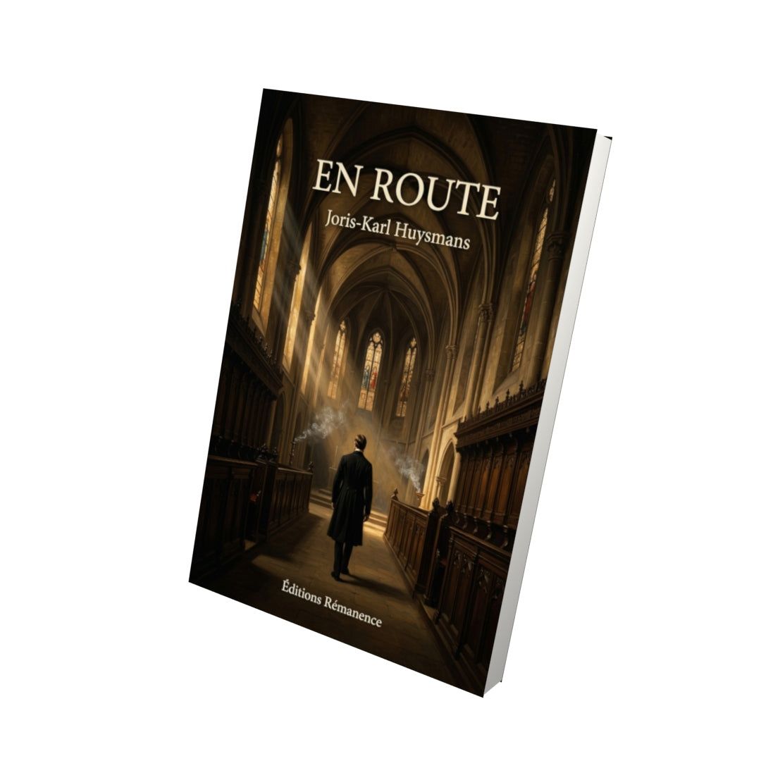 Livre En route par Joris-Karl Huysmans - Vue 3D - Editions Remanence