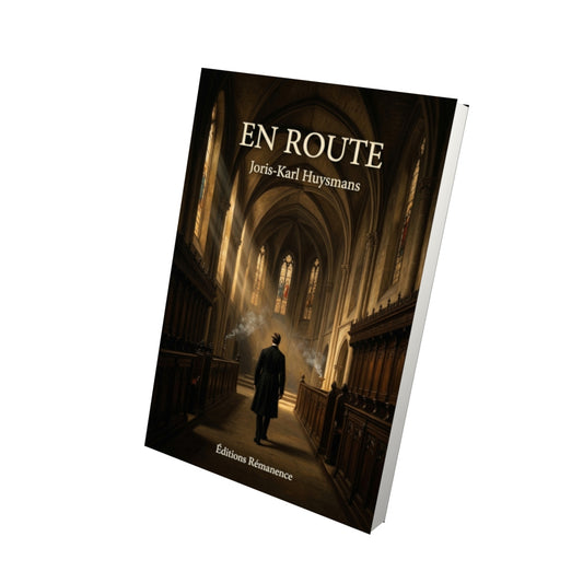 Livre En route par Joris-Karl Huysmans - Vue 3D - Editions Remanence