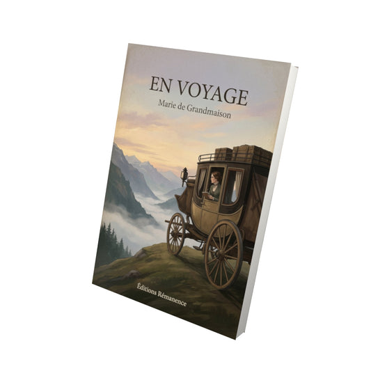 Livre En voyage - Marie de Grandmaison - Vue 3D - Editions Remanence