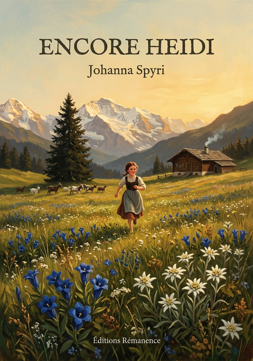 Livre Encore Heidi par Johanna Spyri - Couverture - Editions Remanence