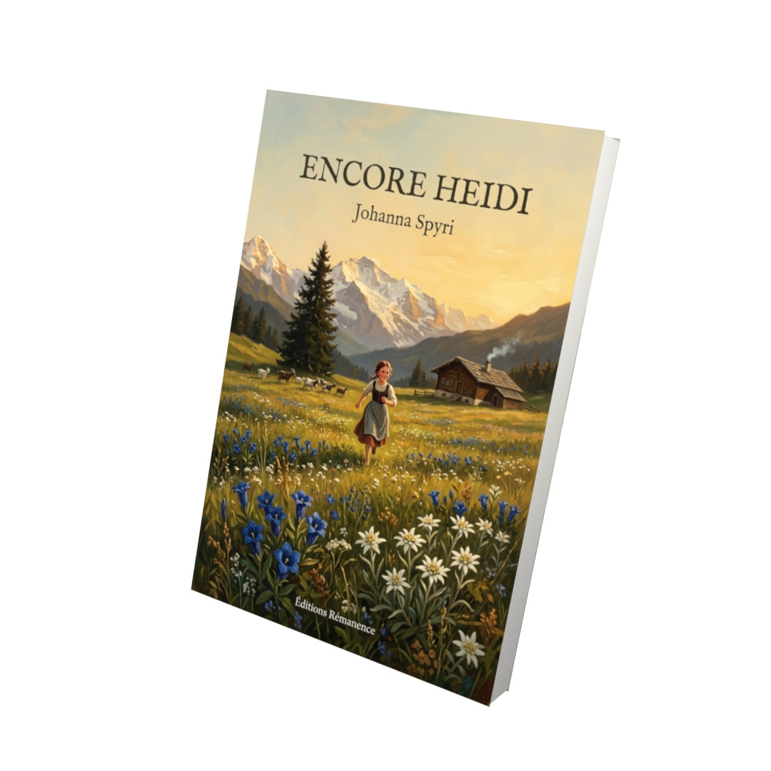 Livre Encore Heidi par Johanna Spyri - Vue 3D - Editions Remanence