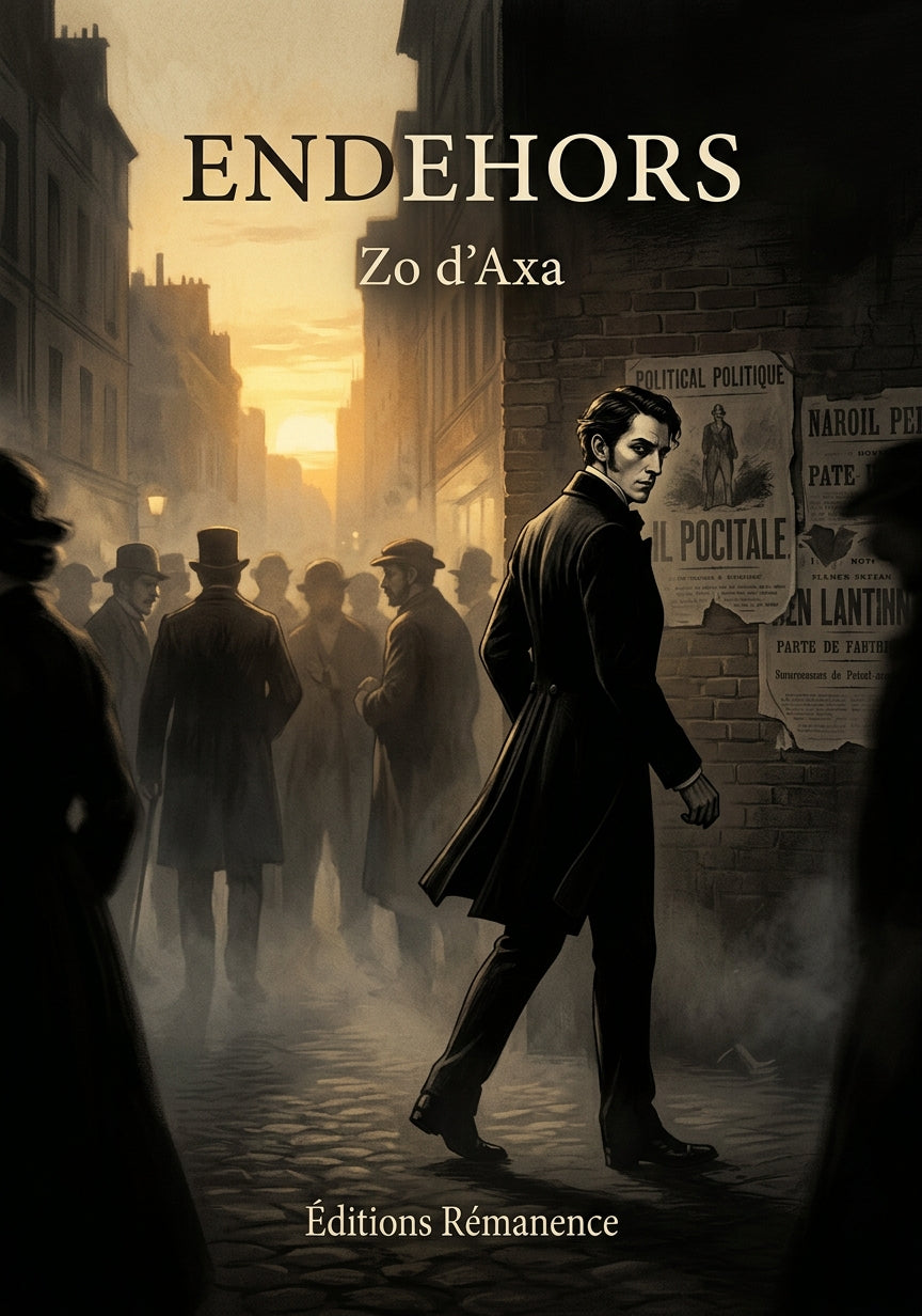 Livre Endehors par Zo d’Axa - Couverture - Editions Remanence