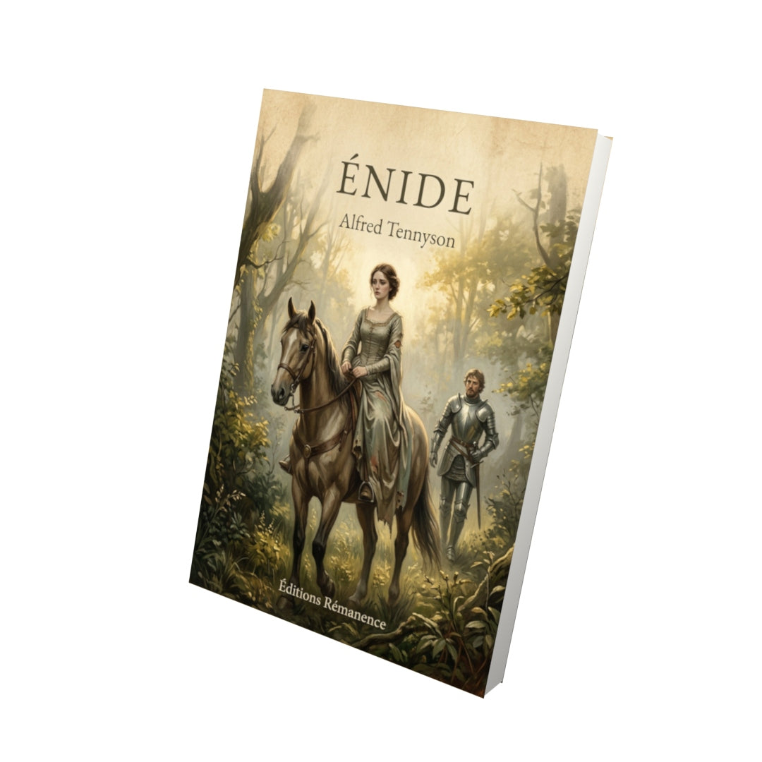 Livre Énide - Alfred Tennyson - Vue 3D - Editions Remanence