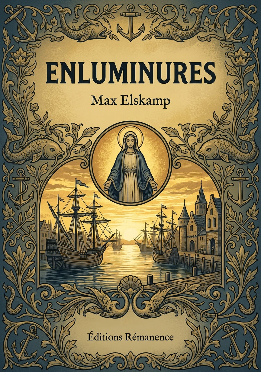 Livre Enluminures par Max Elskamp - Couverture - Editions Remanence