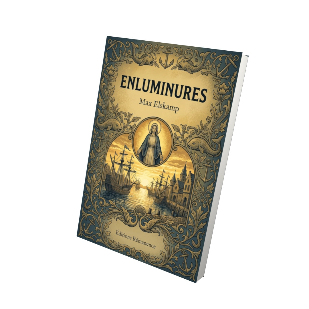 Livre Enluminures par Max Elskamp - Vue 3D - Editions Remanence