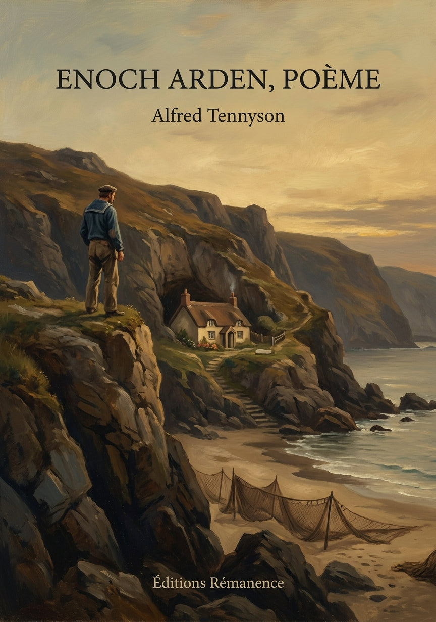 Livre Enoch Arden, poème par Alfred Tennyson - Couverture - Editions Remanence