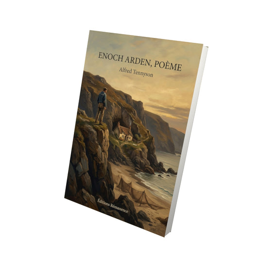 Livre Enoch Arden, poème par Alfred Tennyson - Vue 3D - Editions Remanence