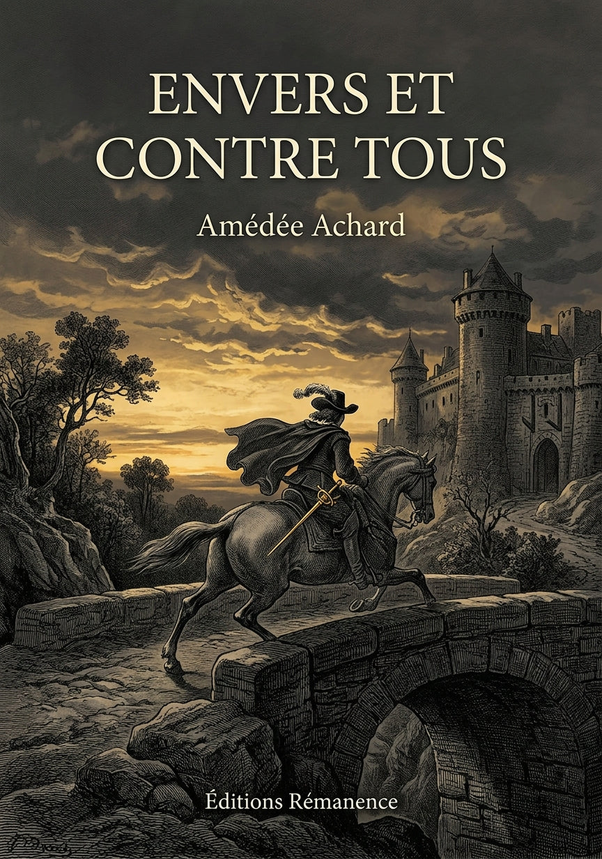 Livre Envers et contre tous par Amédée Achard - Couverture - Editions Remanence