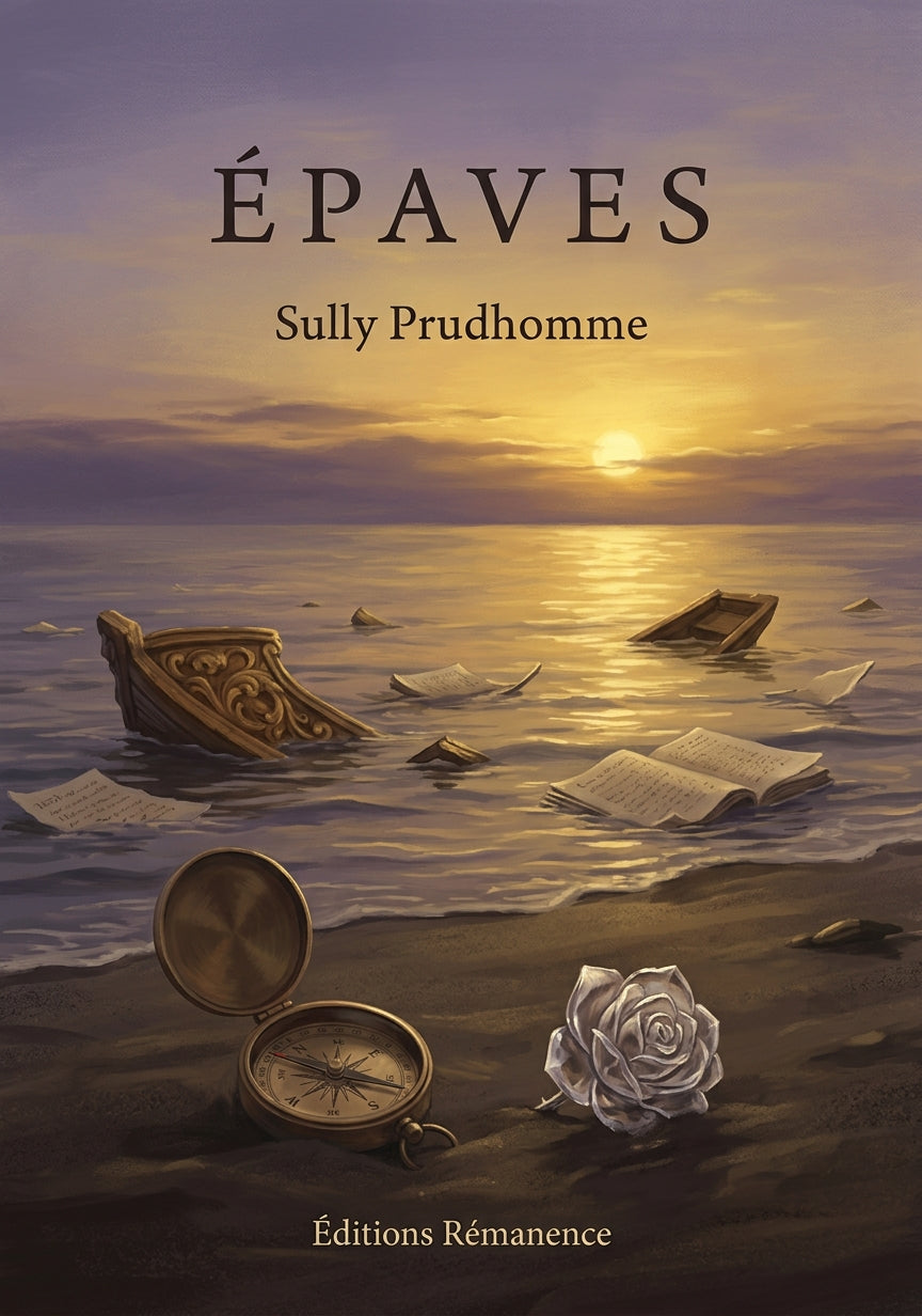 Livre Épaves par Sully Prudhomme - Couverture - Editions Remanence