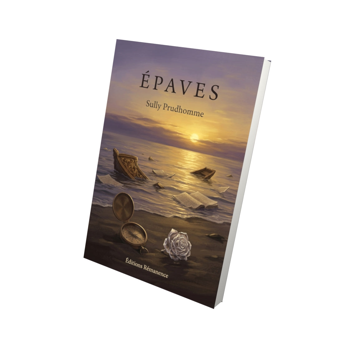 Livre Épaves par Sully Prudhomme - Vue 3D - Editions Remanence