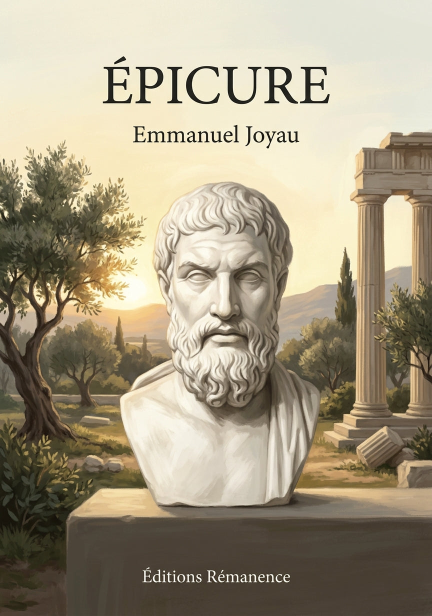 Livre Épicure par Emmanuel Joyau - Couverture - Editions Remanence