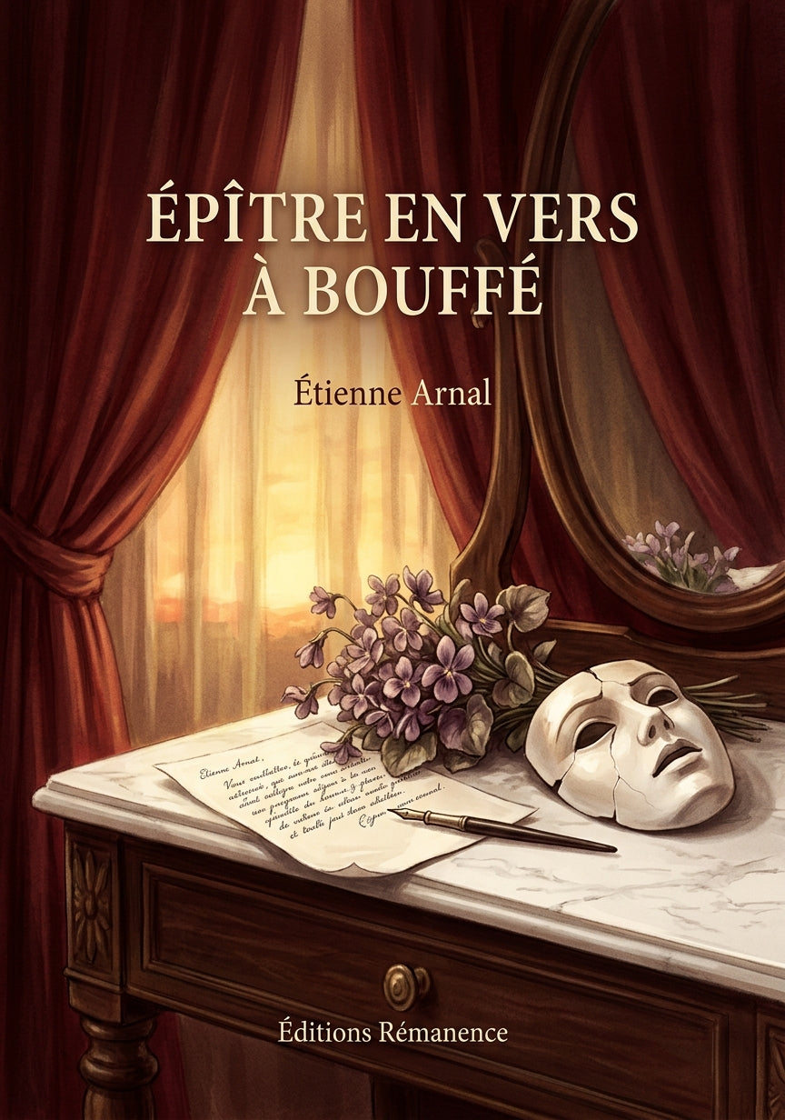 Livre Épître en vers à Bouffé par Étienne Arnal - Couverture - Editions Remanence