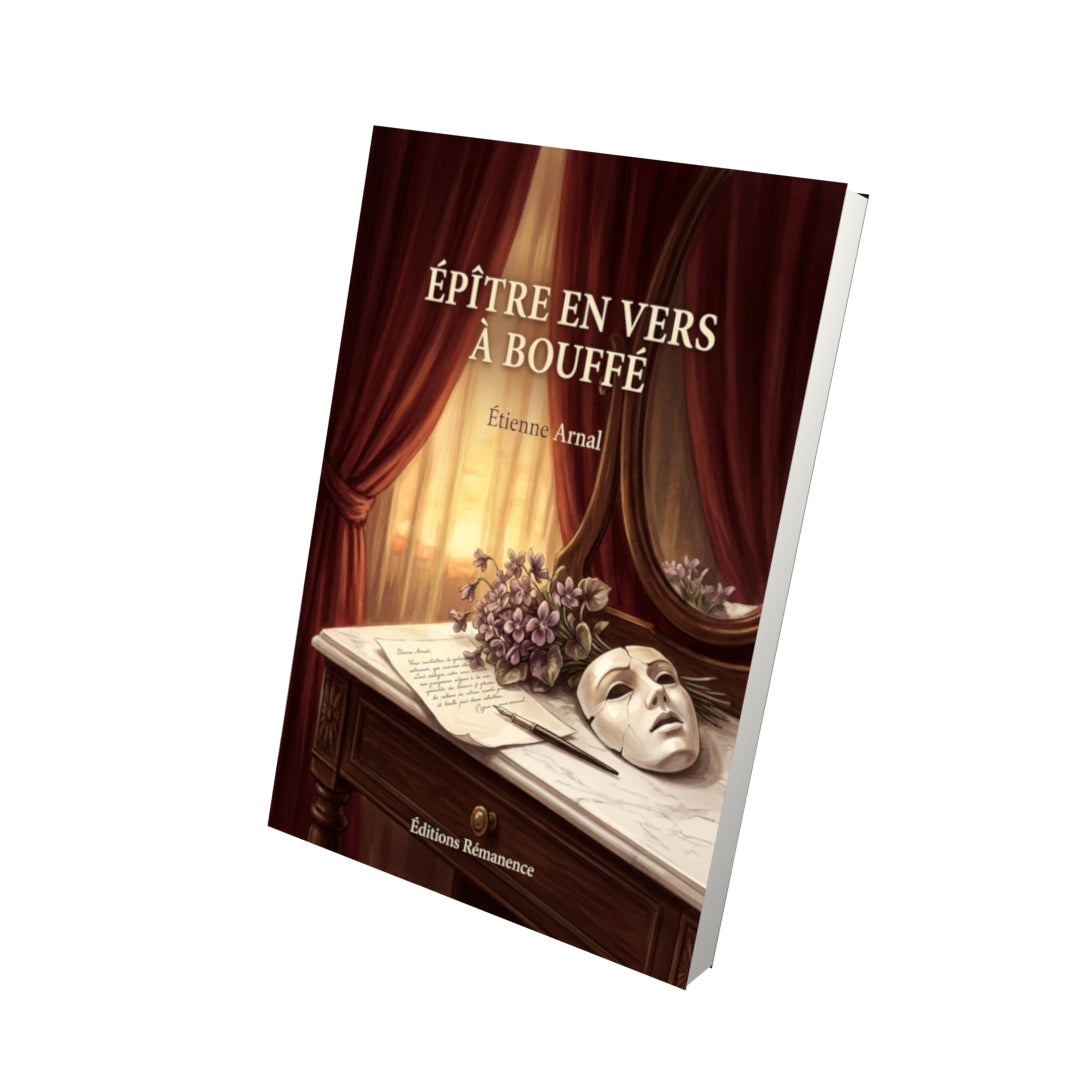 Livre Épître en vers à Bouffé par Étienne Arnal - Vue 3D - Editions Remanence