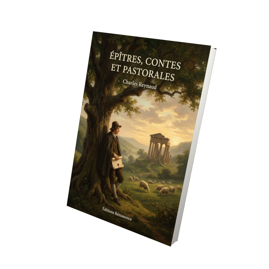 Livre Épîtres, Contes et Pastorales par Charles Reynaud - Vue 3D - Editions Remanence