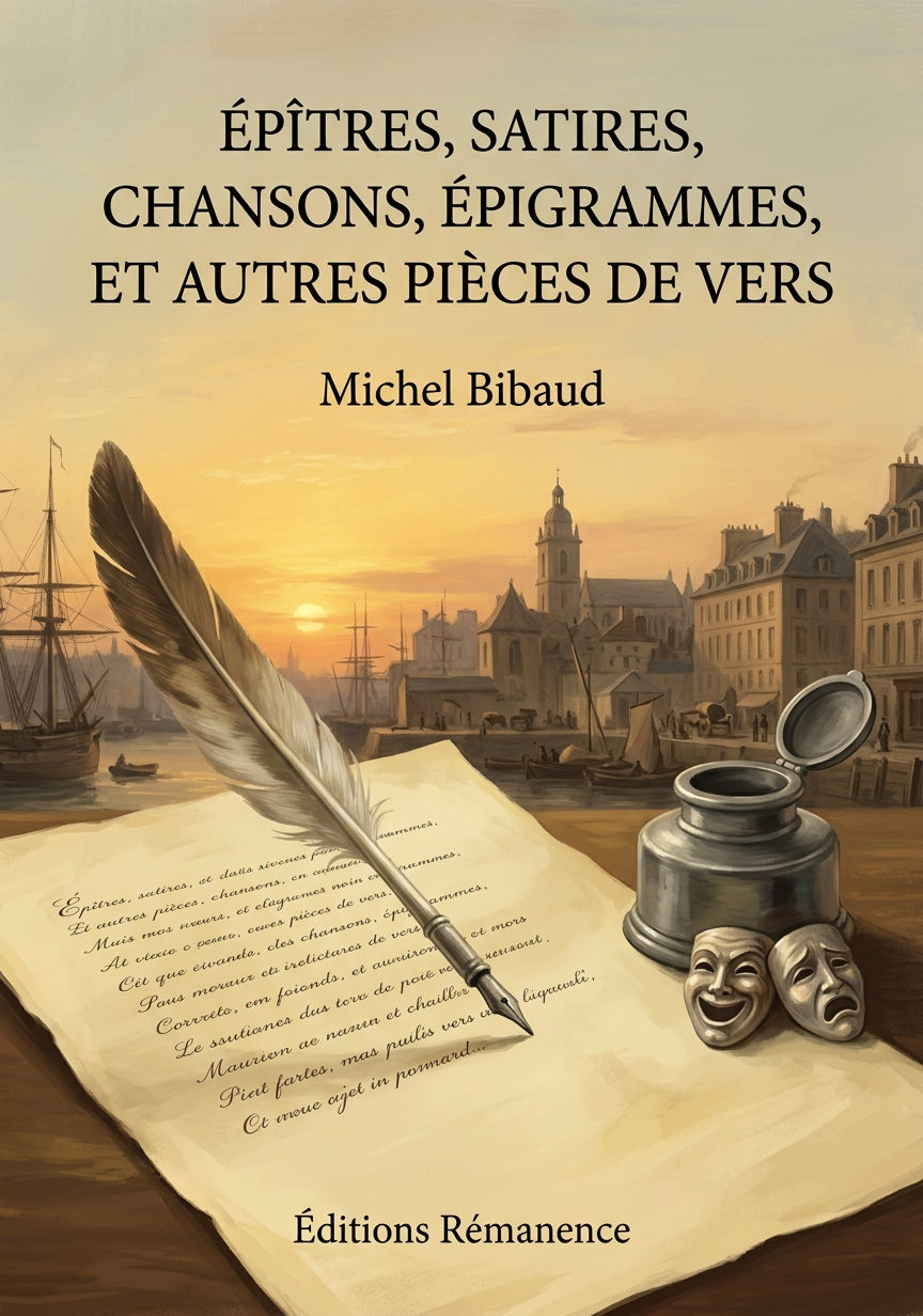 Livre Épîtres, satires, chansons, épigrammes, et autres pièces de vers par Michel Bibaud - Couverture - Editions Remanence