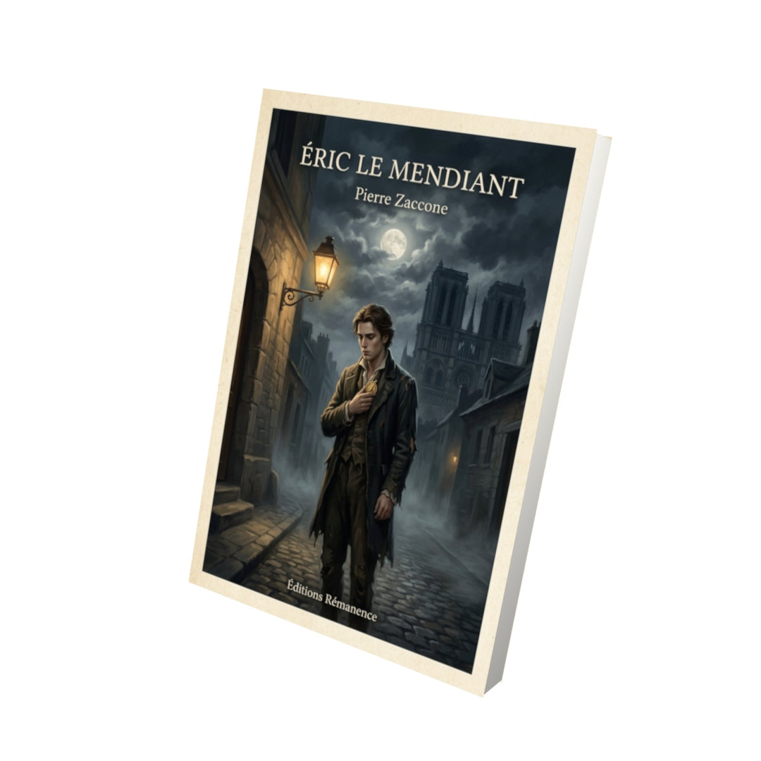 Livre Éric le Mendiant - Pierre Zaccone - Vue 3D - Editions Remanence